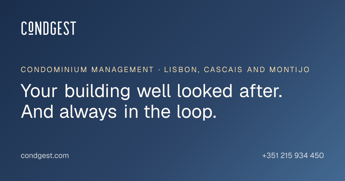 Condominium Management in Lisbon | Condgest